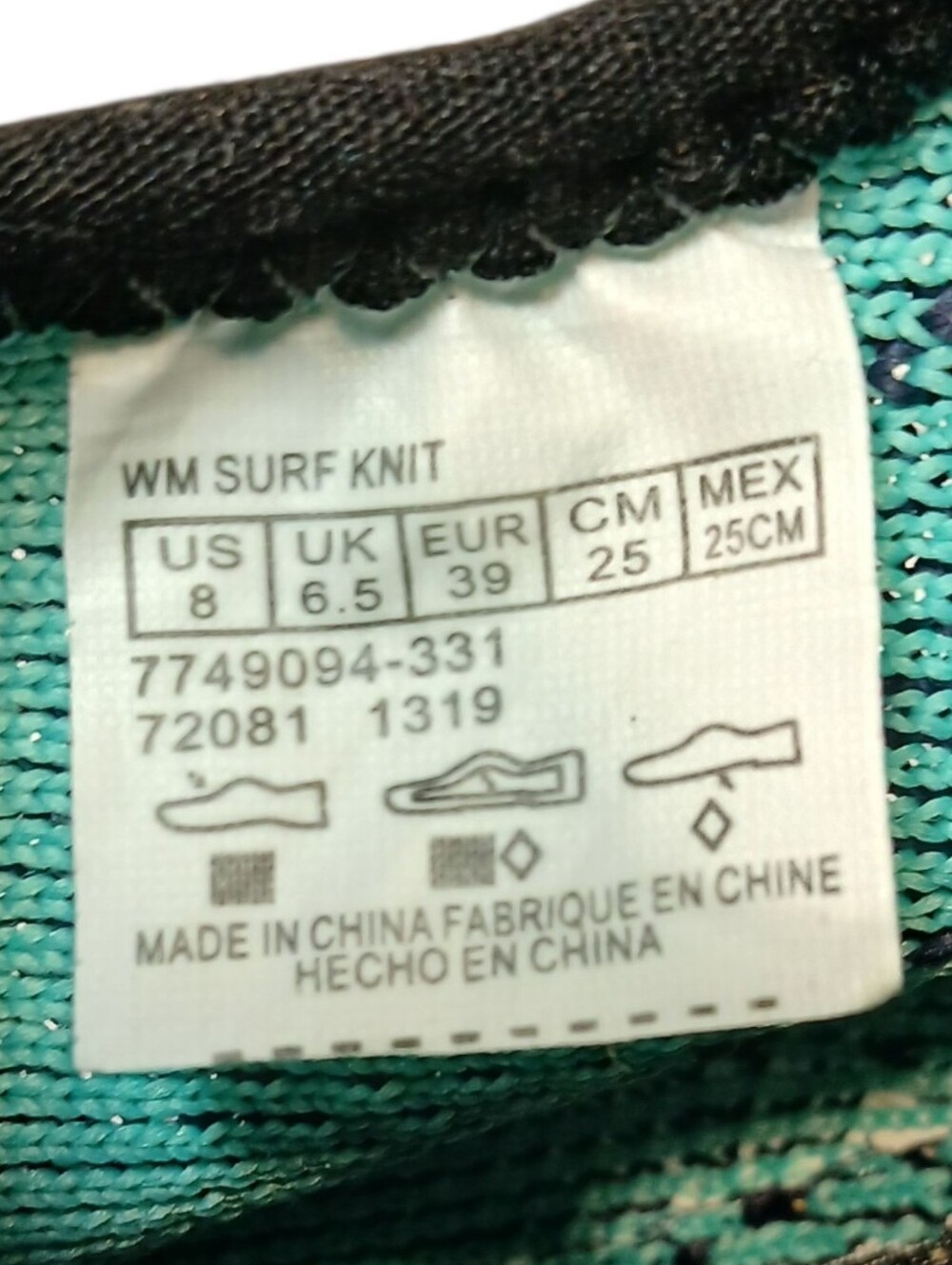 SPEEDO Womans Surf Knit Water Sports Shoe Sz  8 - Picture 8 of 8